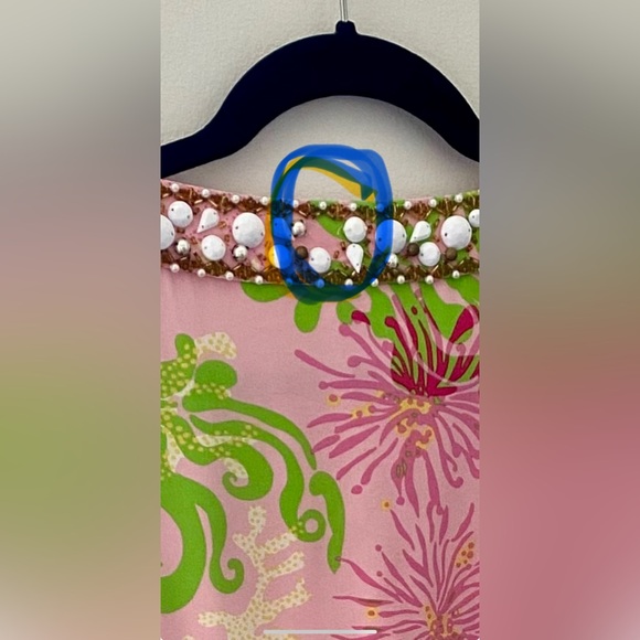 Lilly Pulitzer Dirty Shirley Harper Shift Dress 100% Silk - Picture 9 of 9